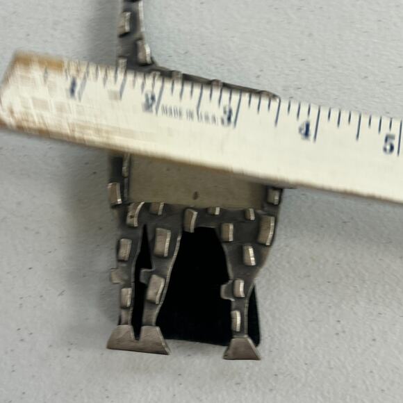 VTG Ashleigh Manor Pewter Giraffe Photo Frame By Ruth Reynold - Picture 5 of 7